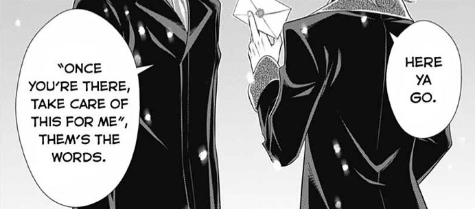 #YUUMORI CH 61 SPOILERS
-
william’s letter sent to sherlock by billy was meant for moran. the letter included the king of hearts card, the same one william gave him when he was a kid. the smile on sebastian’s face is priceless, he is finally in peace.