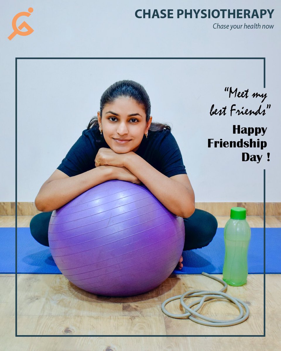 Yes ! They are my best friends. They help me during exercises which keeps me healthy & fit. #friendship #physiotherapy #exercise #fitnessmotivation #health #bestfriends #physioball #resistancebands #swissball #water #hydration #ahmedabad #friends #memes #workout #fisioterapia