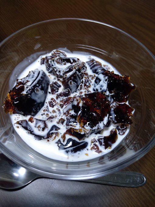 コーヒーゼリーを作ってみました
んまーい 
