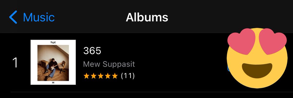 lyknxblcore's tweet photo. wow!!!! Mew’s album is #1 in Itunes PH Album Charts 👏🏻👏🏻👏🏻 #MewSuppasit #MSStudio #ThreeSixFive https://t.co/HhvdZ7cXMv