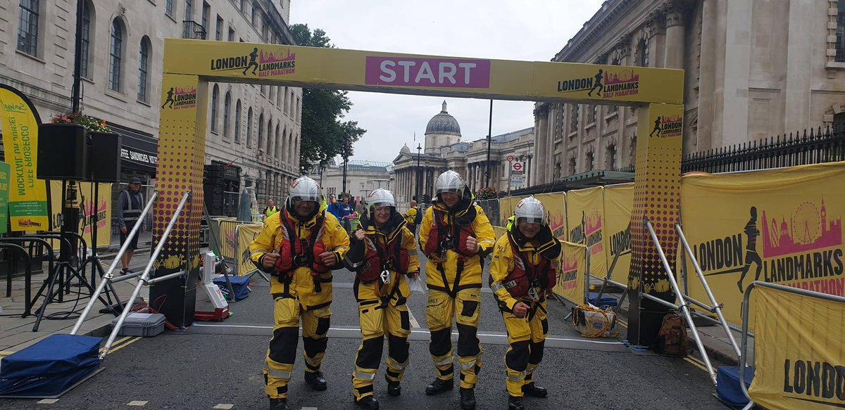 Best of luck to the incredible <a href="/RNLI/">RNLI</a> team who are shooting for a world record today. Fastest time in full lifeboat gear! #llhm2021