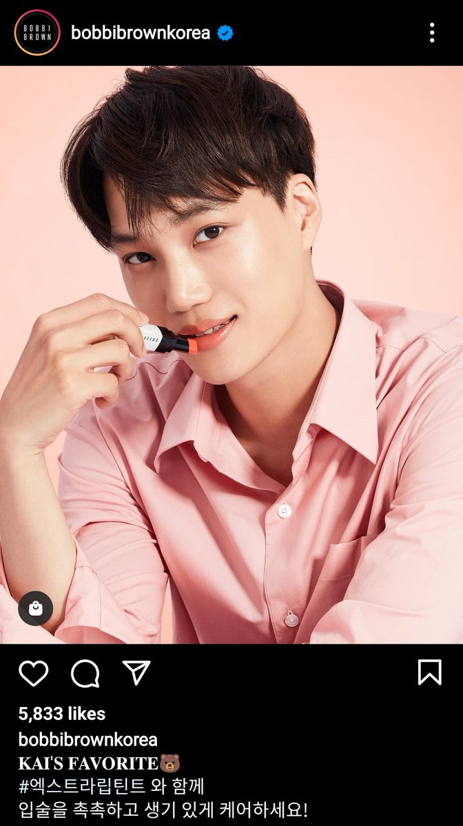 exo_aurora12's tweet photo. 210801 bobbibrownkorea IG update
【𝐊𝐀𝐈'𝐒 𝐅𝐀𝐕𝐎𝐑𝐈𝐓𝐄🐻】
🔗: https://t.co/WitGHxUOgx
#KAI #Jongin #Bobbibrown #EXO https://t.co/JU6udTMaWb