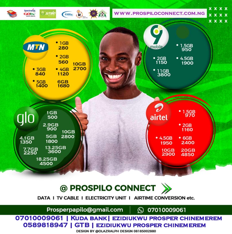 pezidiukwu's tweet photo. Happy New month.

Buy affordable data with #Prospilo_Connect
#BBNajia https://t.co/jeV9hHw2oN