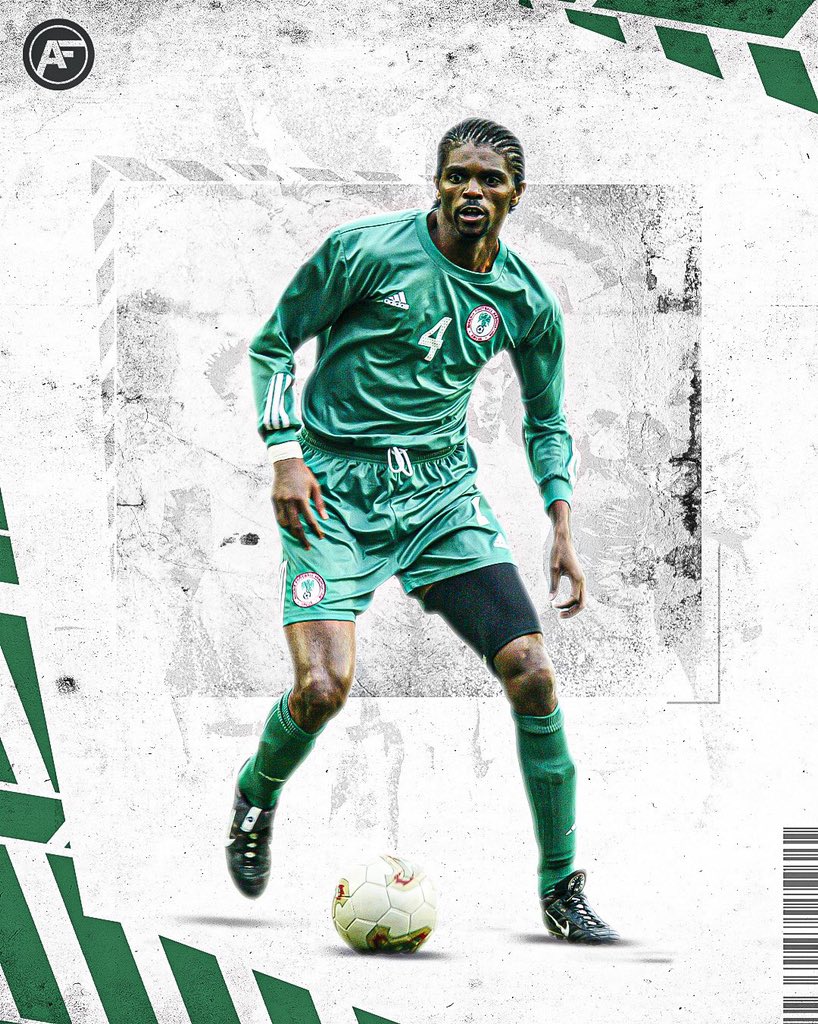   Happy Birthday to African football great, Nwankwo Kanu! He turns 4  5  today! 