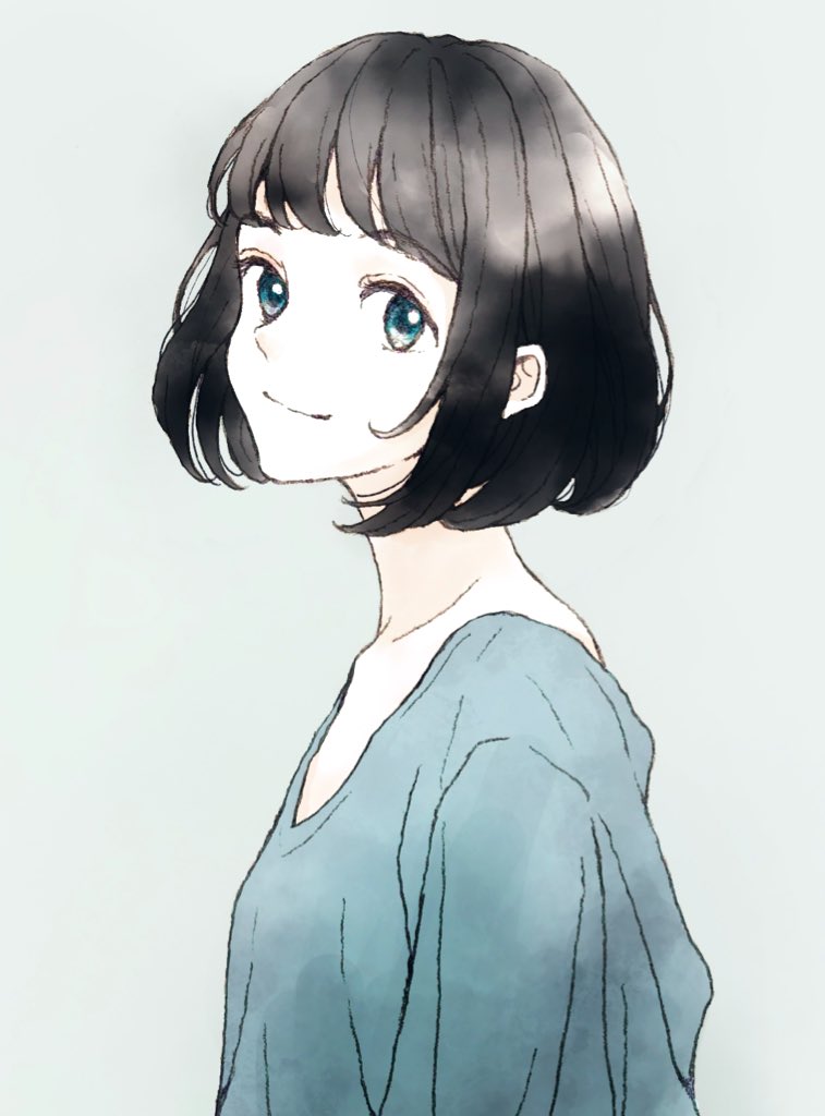 「黒髪ねぇさん 」|うさこのイラスト
