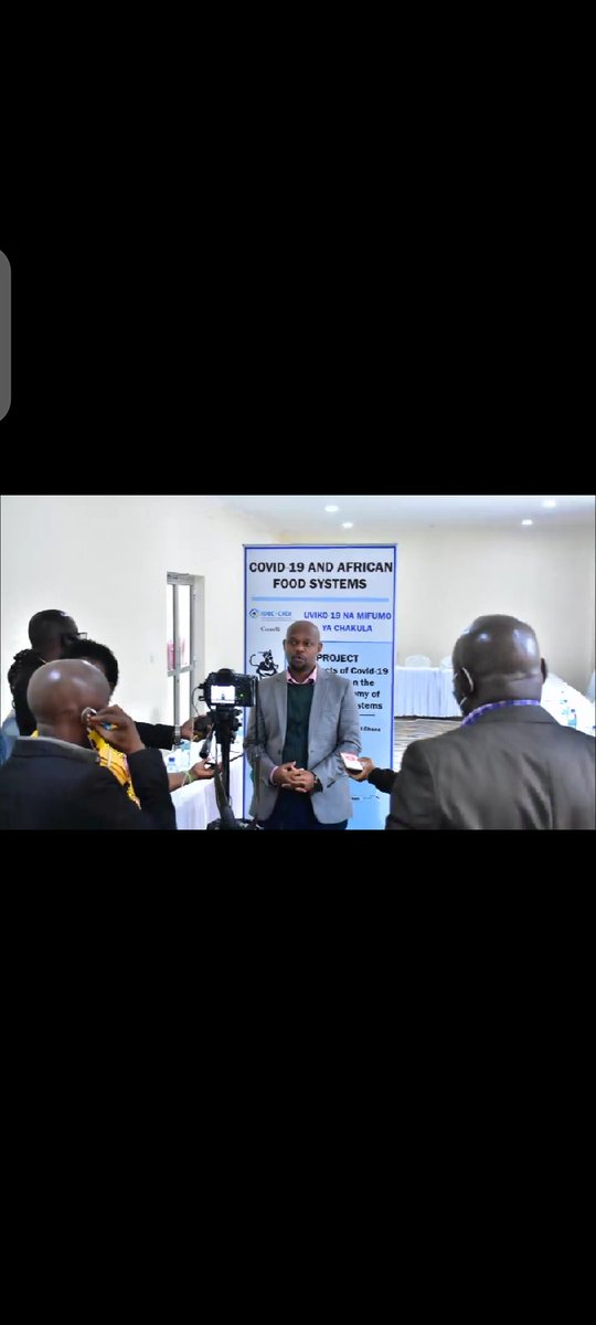 Media interview after a dialogue event with food system actors in Arusha. #Africanfoodsystems