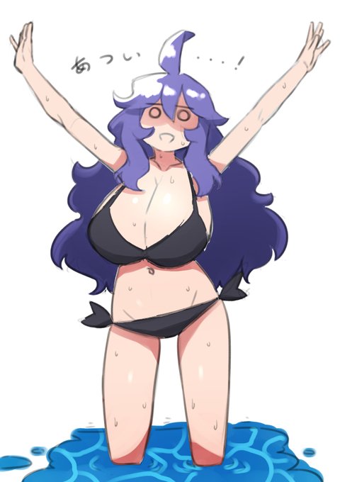 暑さを訴えるオカマニちゃん 