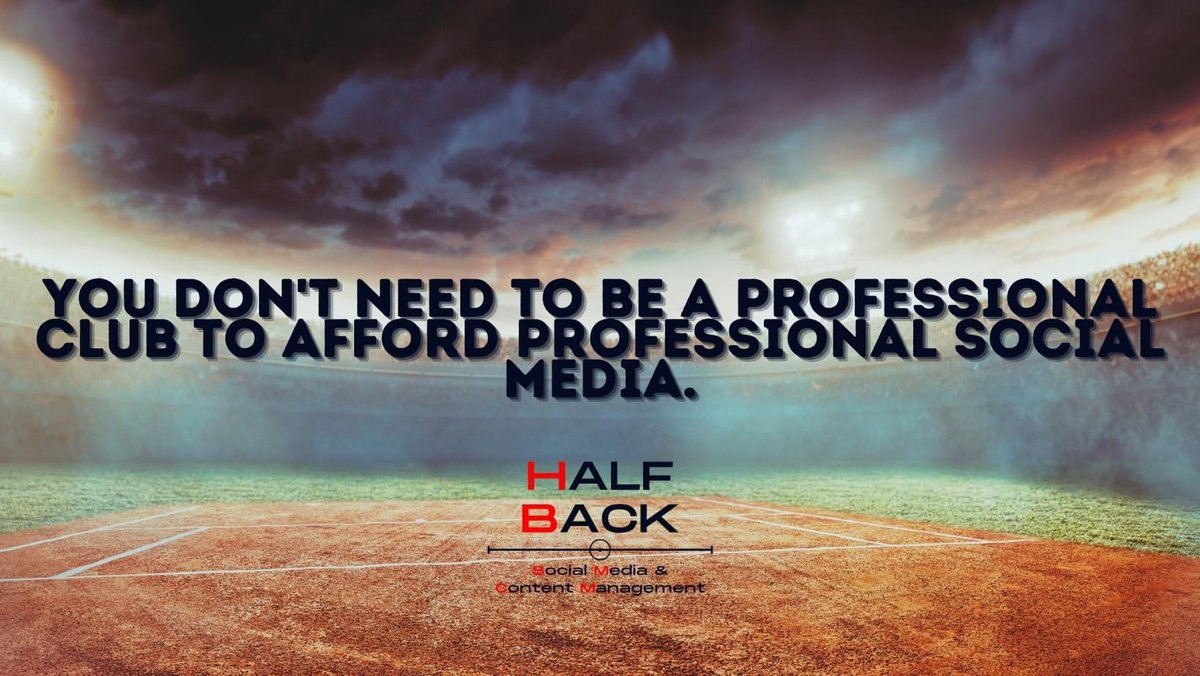 Halfbackdigital's tweet image. Half Back Social Media &amp;amp; Content Management is a company that specialises in creating content &amp;amp; managing social media pages for sporting clubs at the community level . Starting from as low as $10 a week. Get in touch today via DM or info@halfbacksocial.com