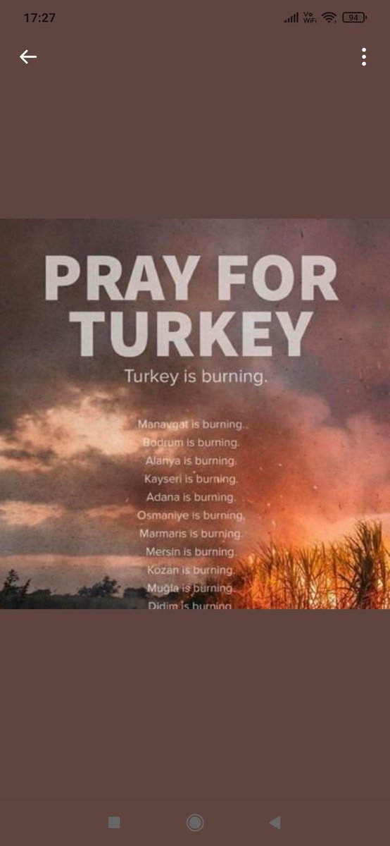 hzpollyana15's tweet photo. "Son ırmak kurulduğunda
Son ağaç yok olduğunda
Son balık öldüğünde
Uzun adam paranın bi boka yaramadığını anlayacak " 

Kızılderili atasözü (!) 
#cayınıdaalgit

#PrayForTurkeyTurkey https://t.co/wZjmZBM4ia
