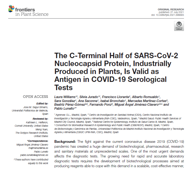 Virusemergentes's tweet photo. Hace unos meses nuestro grupo en el #CISA (@INIA_es) comenzó una colaboración con biotecnólogos de plantas (@CBGP_Madrid; @Agrenvec) que ha terminado felizmente en la publicación de un artículo en @FrontPlantSci https://t.co/CDWgv6uBuB👇🏻(10/18) https://t.co/ryA843Oiq5