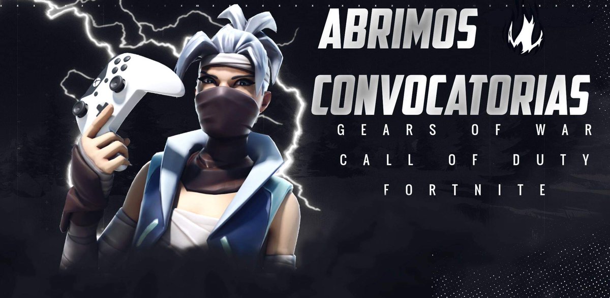 eXelioneSports's tweet image. Hola!
Estamos en busca de jugadores que quieran representar a eXelion eSports para juegos como:
-Gears 5
-Fortnite 
-Call of Duty (CW y Warzone)

Se da muy buen apoyo 💸🎮🖥

DMs abiertos para cualquier duda o propuesta.

RT y Fav son apreciados.