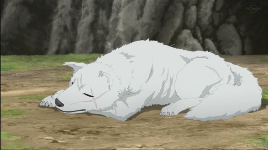 Abdul Zoldyck on X: Himawari taking care of a stray dog! #Boruto