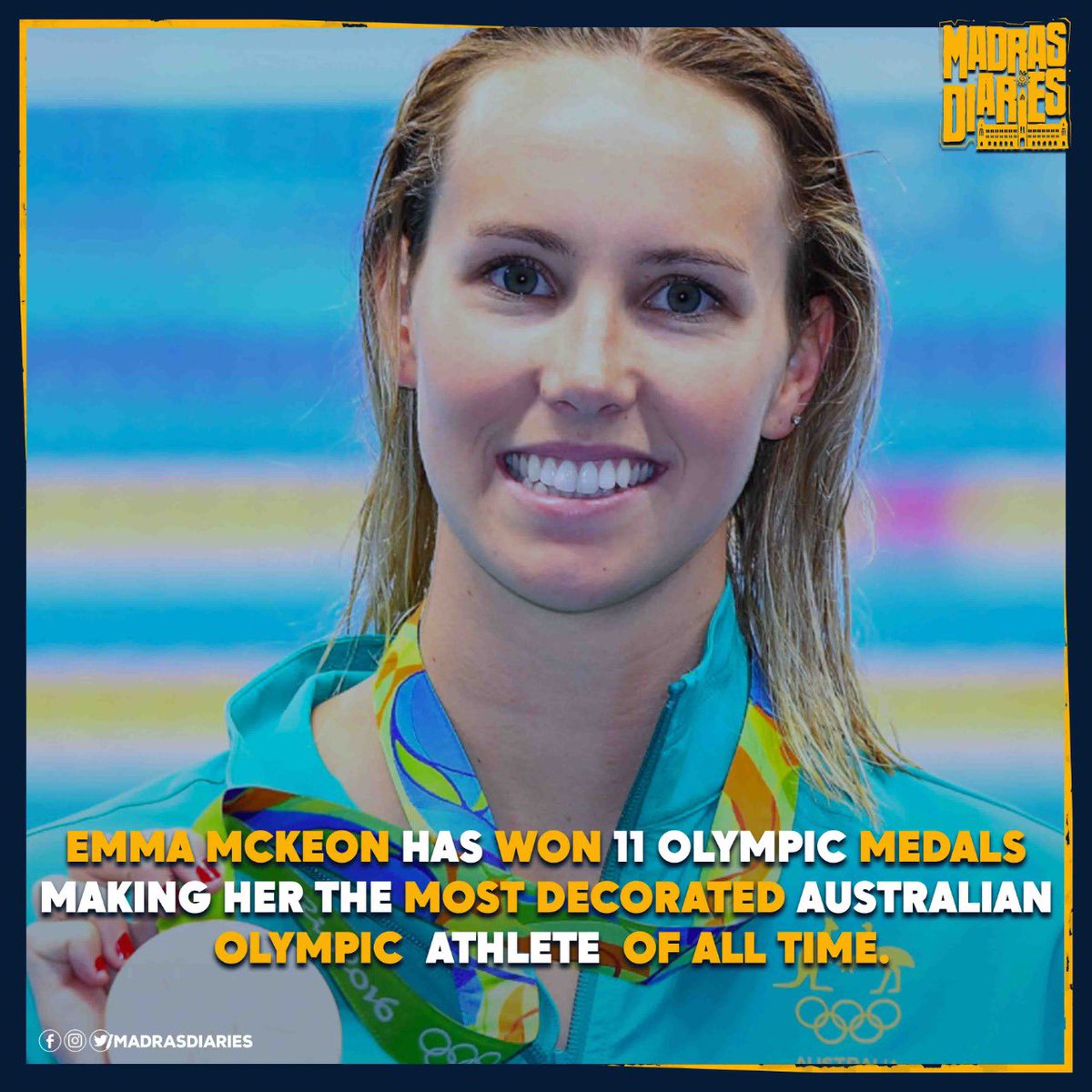 #EmmaMckeon 🔥 #Aus #OlympicGames  #MadrasDiaries