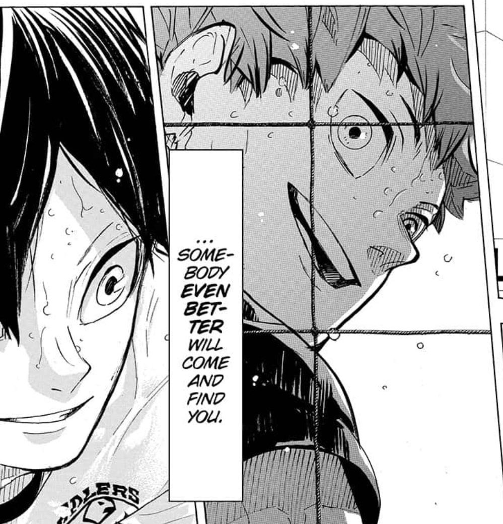 sunshamt's tweet photo. my fav "did you see that, kageyama" moment https://t.co/WND3a84Dhb