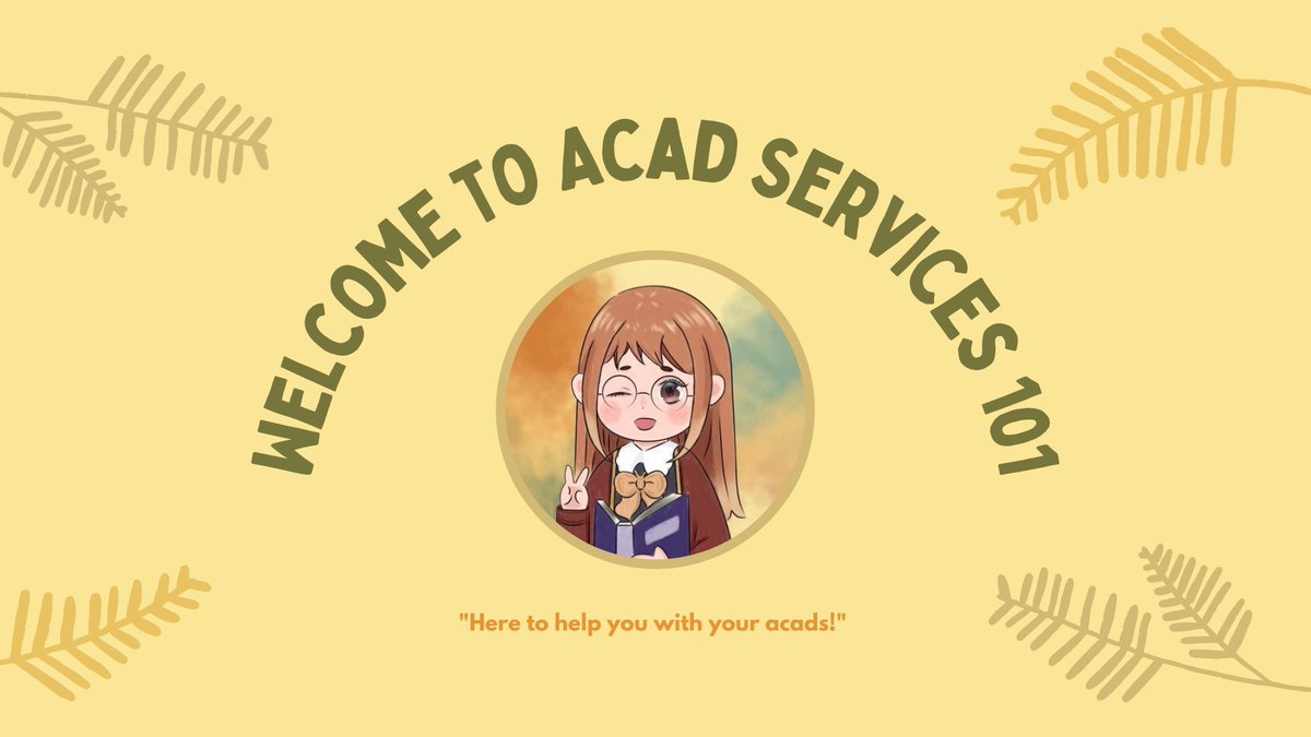 ACADSERVICES101's tweet image. 🌿~• welcome •~ 🌿
hi ✋we offer academic services at a student-friendly price! you can check our list of services down here👇
&gt;&gt; services offered &lt;&lt;
☀️ academic writing
☀️ math and engineering services
☀️ nursing services
☀️ art commissions
💌 feel free to DM us anytime~