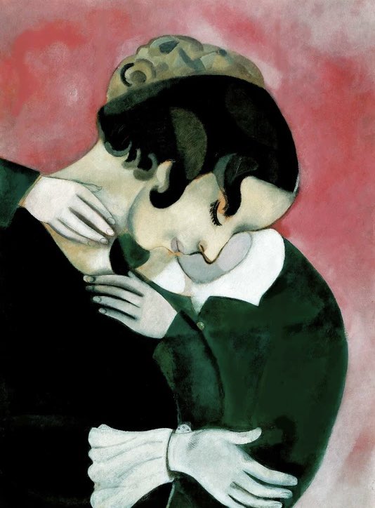ArtGuideAlex's tweet photo. Lovers in Pink 1916 #MarcChagall https://t.co/DRiAtyE0lu