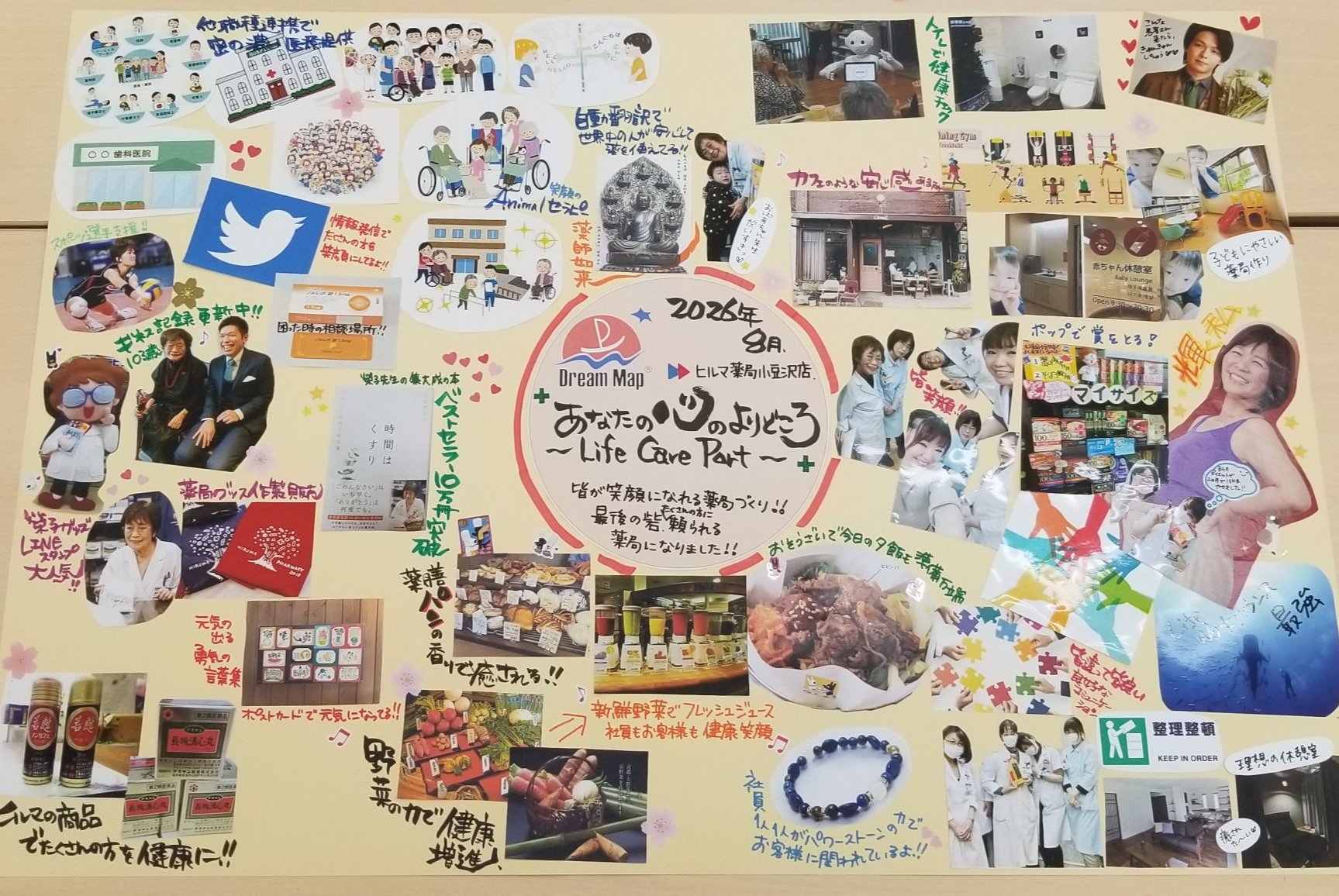 ひるぴぃ 性教育と薬物専門講師 スタッフの皆でチームでドリームマップ作成研修したよ トップダウンで下ろすのは簡単だけど 主体性を作り上げるチーム作りは一苦労 でも 今日がきっかけで皆の心に灯火を着けることが出来ていたら嬉しいな ヒルマ