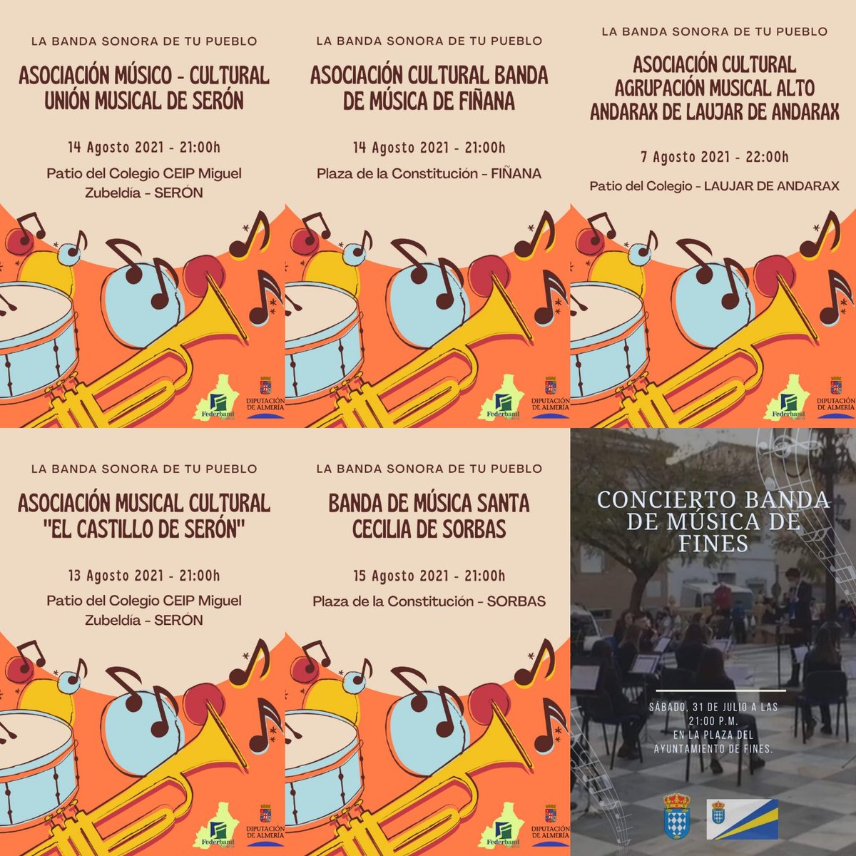 Almería y Bandas tweet media