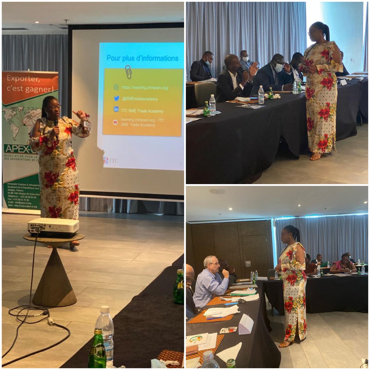 kantchari's tweet photo. The export #documents 📃 and the #RulesOfOrigin 🛂 under #AfCFTA were at the menu of #Day5 of the training workshop on "How to Export with the @AfCFTA" in #Abidjan 🇨🇮 with 30 ivorian #SMEs by @SMEtradeacademy in collaboration with @afreximbank and #ApexCi #OneTradeAfrica #AfrAcad https://t.co/Qo5GkCMwWW
