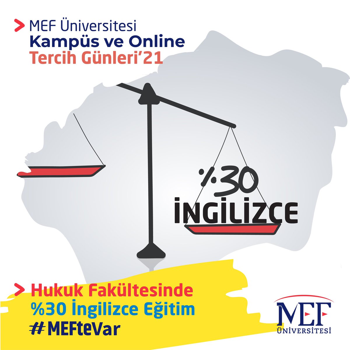 MEFuniversitesi's tweet photo. MEF Üniversitesi Hukuk Fakültesinde derslerinin %30’u İngilizcedir. İngilizceyi mesleğinde kullanabilen bir hukukçu olarak mezun olmanın ayrıcalığını MEF’le yaşarsın.
#MEFteVar
#FlippedLearning
#MEFuniversitesi
#Tercih2021
#MEFTercihGünleri
#MEFKampüsveOnlineTercihGünleri https://t.co/i1zG5yZK48
