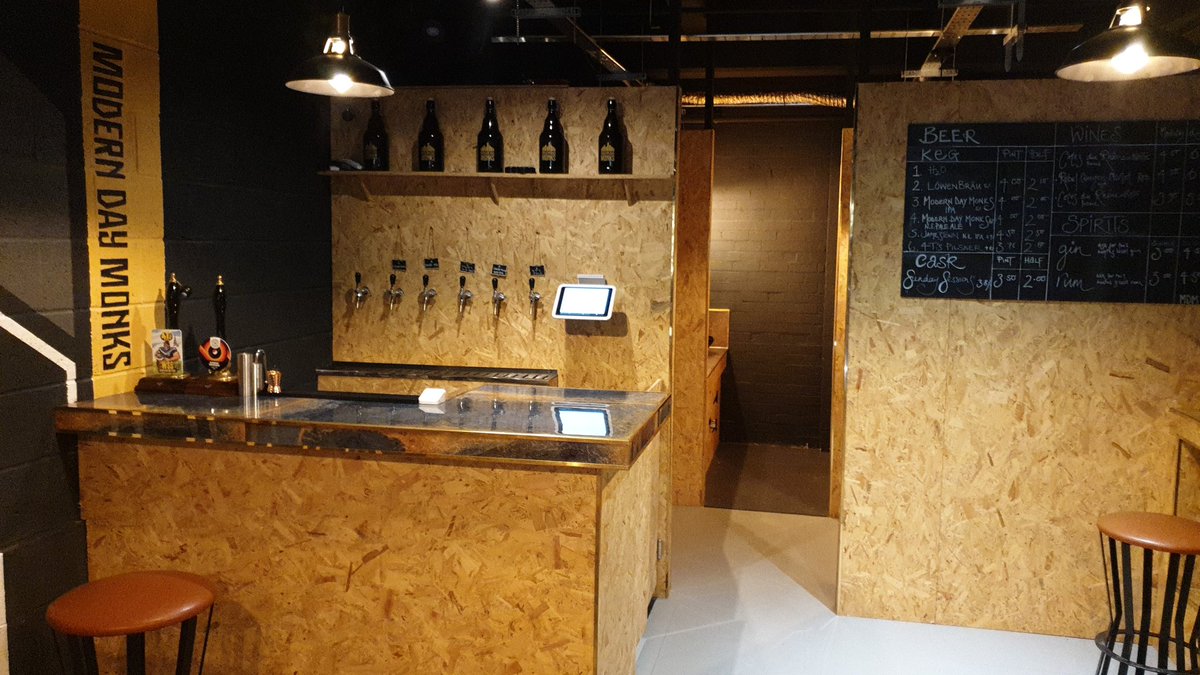 Paid a visit to the <a href="/MDMBrewery/">Modern Day Monks Brewery</a> BrewTap this weekend and was mightily impressed. Had New York/San Diego feels right in the heart of the Stadium Quarter #warrington The guys have big plans and this is one to look out for on its socials. Get down and show them some support.