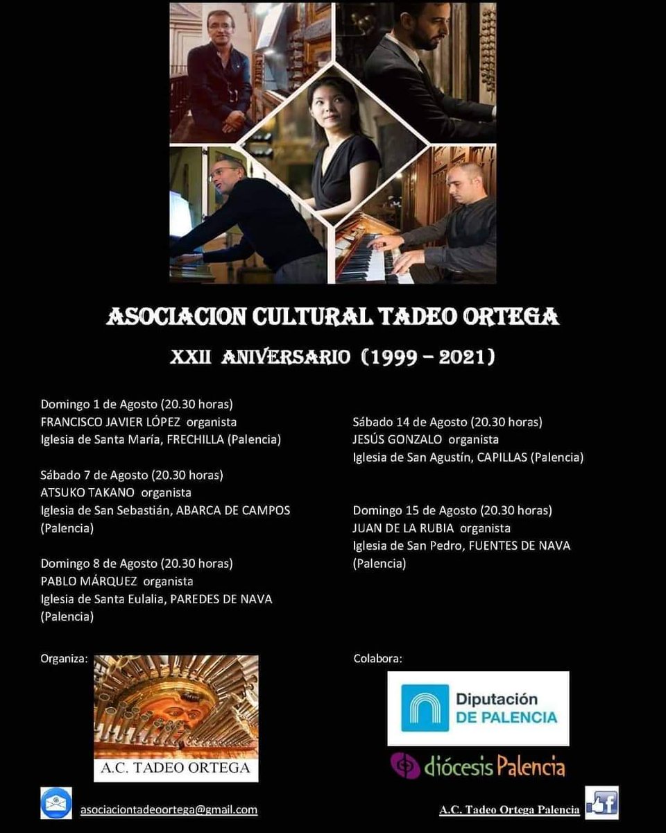 javiorganista's tweet photo. Afortunado por mi trabajo...ayer disfrutando en San Vicente de la Barquera, hoy me toca #Frechilla
@thadeoortega @NOrganaria
#Acoca #TadeoOrtega #Palencia
#ConciertoDeÓrgano #Organaria #ÓrganoBarrocoEspañol #TierraDeCampos #Organ https://t.co/RhIUHH1J2R