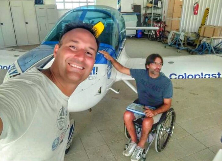 weflyteam's tweet photo. Nuova vita per il nostro #Texan n. 3 (ex @marcocheru) alla #Scuolavolo del #FliyngclubSabaudia ๐ฉ๐จ๐ปโ๐ฆฝ
#weflyteam #baronirotti #osavolare #daretofly https://t.co/JWY87YkHdA