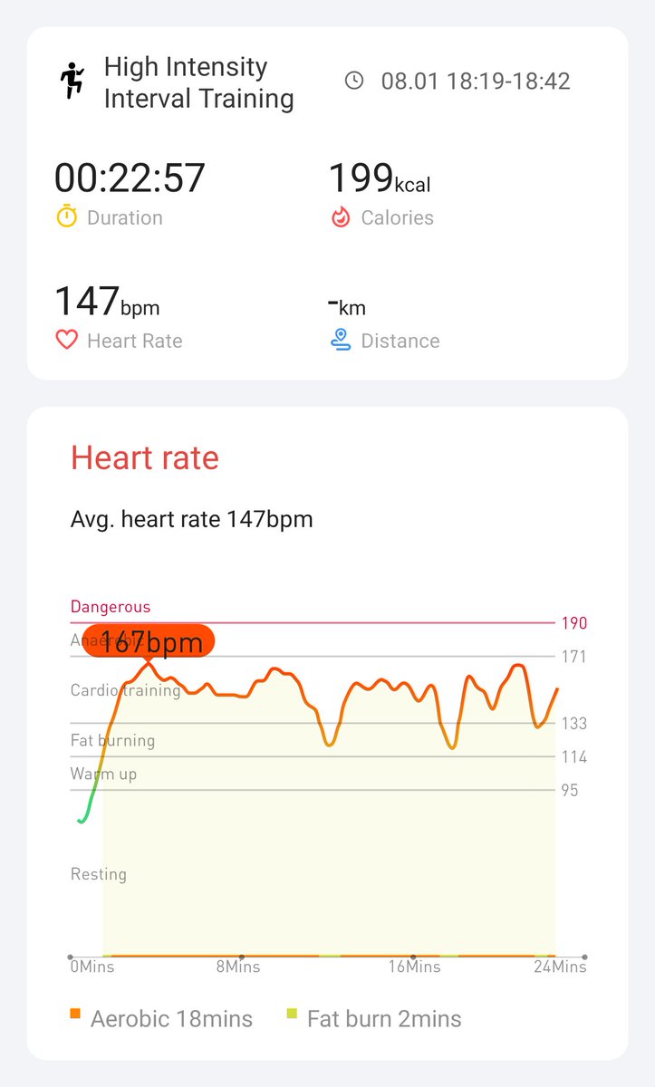 Day 13 of 21. 😏 Keep it up! #hiitchallengewithTicWatchE3 <a href="/Mobvoi_Official/">Mobvoi_Official</a>