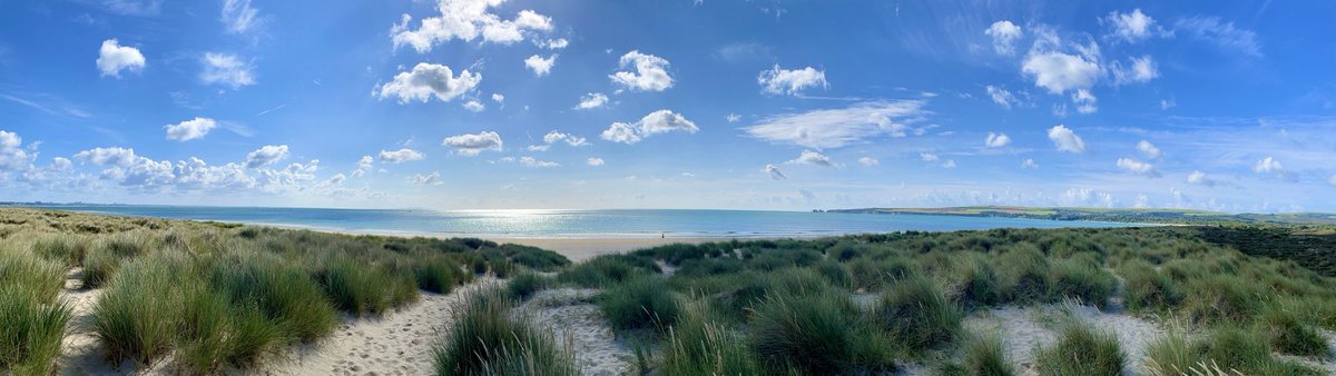 chris33nat's tweet image. The naturist beach at Studland from the dunes