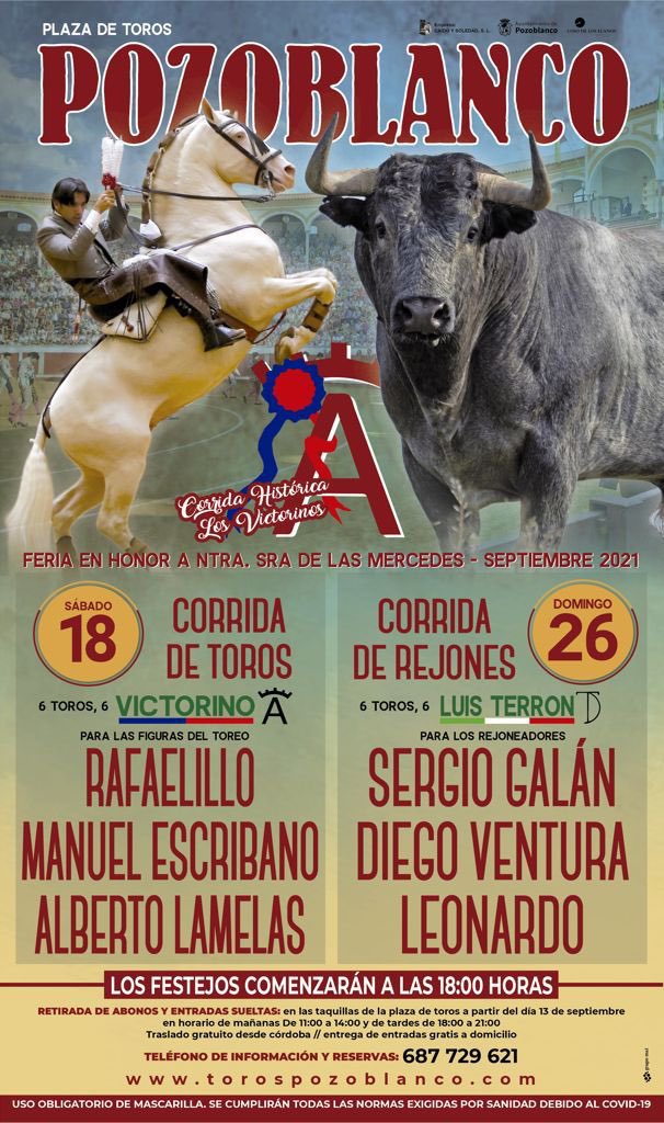 Presentada la Feria taurina de Nuestra Señora de las Mercedes. Pozoblanco 2021.