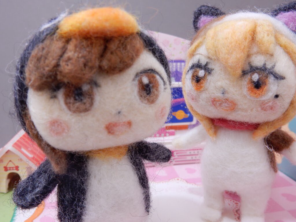 羊毛さん 羊毛フェルトで三毛猫着ぐるみ女の子 三毛猫模様はいろいろ個性が出そう 手芸 羊毛フェルト Handmaid 三毛猫 着ぐるみ Needlefelt 羊毛さん 羊毛フェルトで三毛猫着ぐるみ女の子 三毛猫模様はいろいろ個性が出そう 手芸 羊毛フェルト Handmaid 三毛猫 着ぐるみ Needlefelt