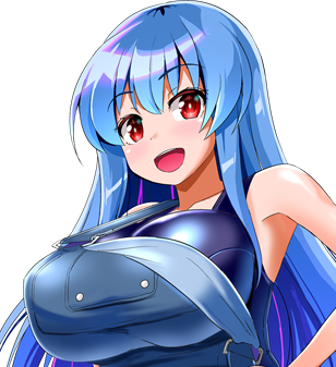 skeb依頼でオーバーオールとスク水な天子を描きました～ 