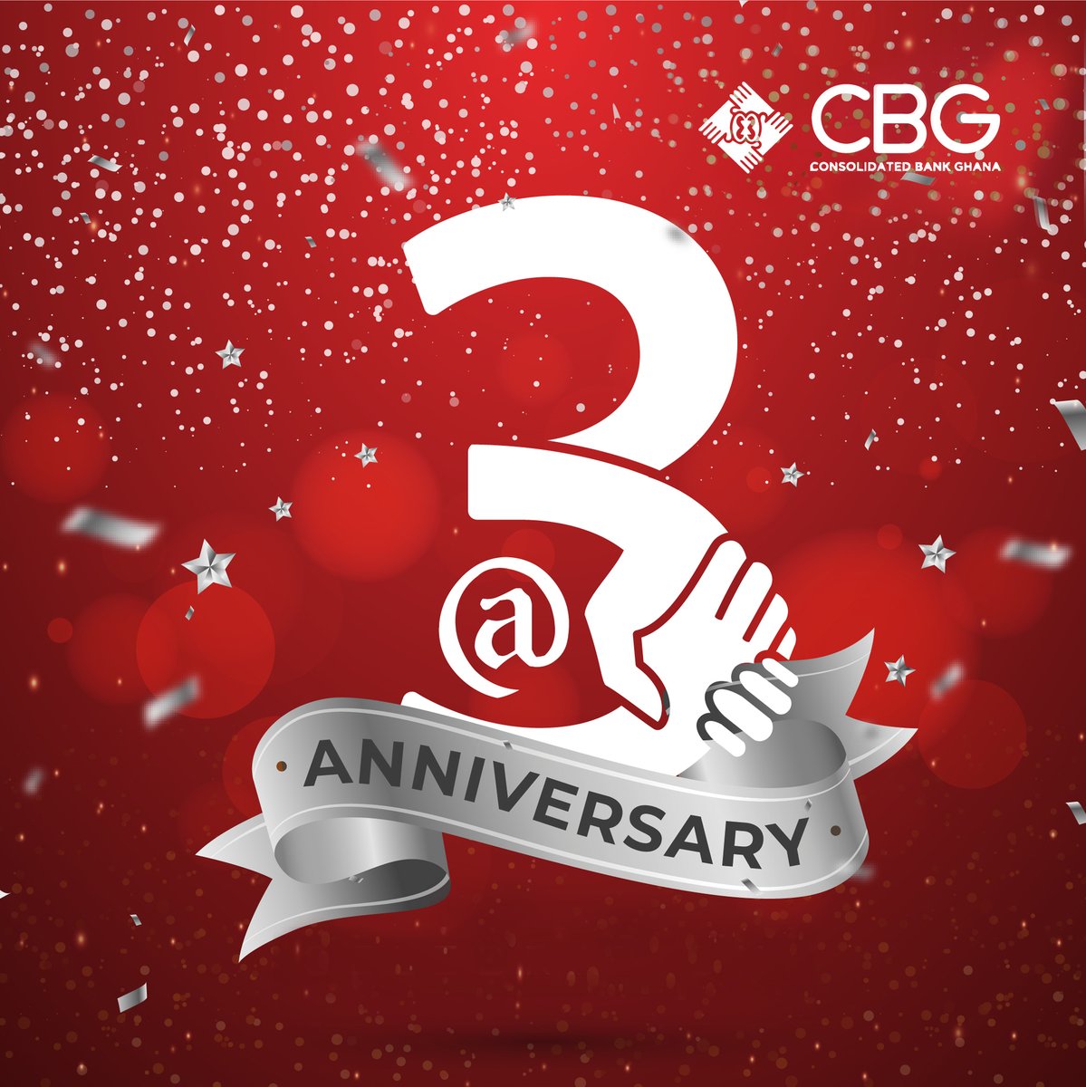 CBGBankLtd's tweet photo. Happy 3rd Anniversary

#WeStandWithYou https://t.co/1R9QcMkH6W
