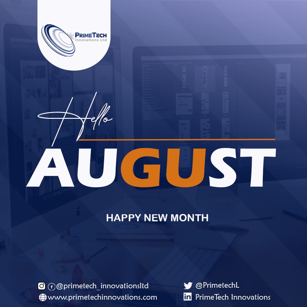 PrimetechL's tweet photo. Happy new month to you all.

We are still your trusted #techservices provider and #brandmarketers.
Talk to us today.

#techservices #thefutureofinnovations #primetechinnovations #websitedesign #mobileapp #websitedesign #socialmediamanager https://t.co/DQIxPRbsCW