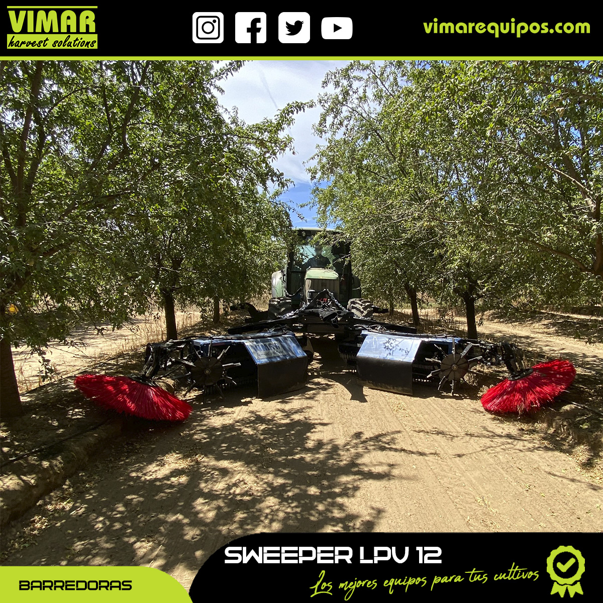 vimarequipos's tweet image. Este #Hilerador Sweeper LPV 12 está diseñado si la  barredora unidireccional no funciona🤩

☎️ 978 89 88 11
📲 608 15 58 12

#vimar #harvestsolutions #soluciones #weissmcnair
#california #almendrasuelo #maquinariaagricola
#maquinaria #agricola #recoleccion