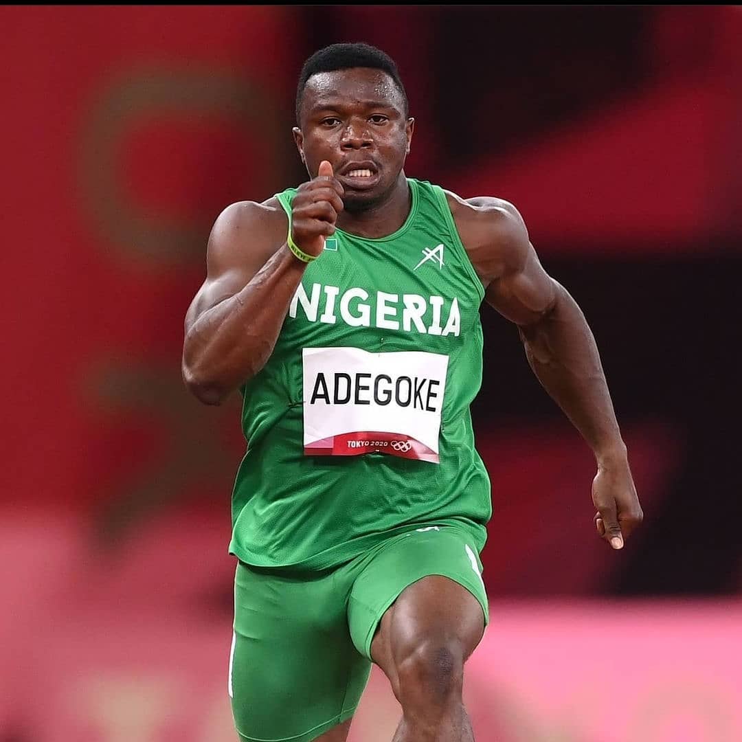MakingOfChamps's tweet photo. HE HAS DONE IT! Enoch Adegoke becomes Nigeria's first 100m Olympic finalist since 1996 clocking 10.00s in heat 2 of men's 100m semis! 25 years after Davidson Ezinwa at Atlanta '96 ...indeed he is #RunningByRevelation #PagaChamps
#Athletics #Tokyo2020 https://t.co/lQCEXzQyOX