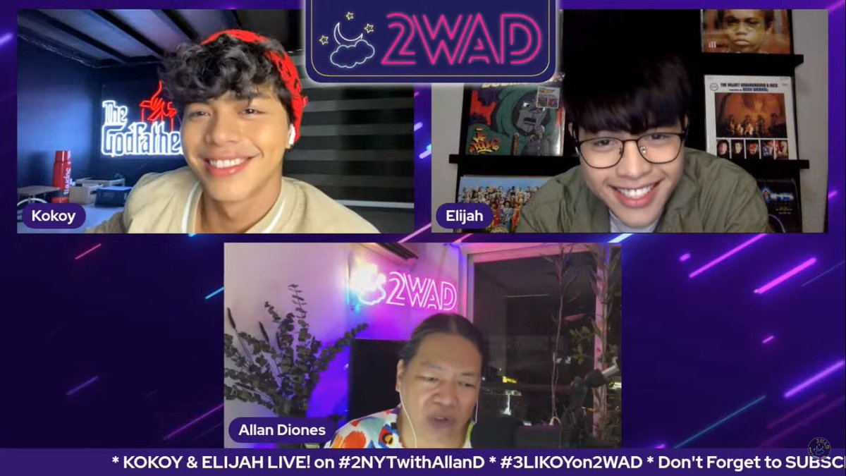 allan_d's tweet photo. Labyuh, ELIKOY!! โฅ๏ธ
Third timeโs the charm! ๐๐๐
@elijahcanlas_ @kkydsnts #3LIKOYon2WAD #2NYTwithAllanD #EliKoy
WATCH their 3rd guesting on #2WAD here:
https://t.co/g8qdppRKFg
(screenshots by @freannerebs_) https://t.co/hrOLVINnmS
