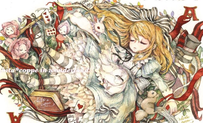 不思議の国のアリス 高画質 のtwitterイラスト検索結果 古い順