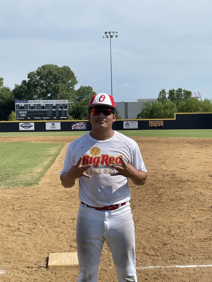 FiveToolTexas's tweet photo. .@ntxtourney F: Big Red Baseball 9, Nationals Elite Showcase 2
PoG: @_davidsanchez02 3-4, 3B, 4 RBI
Notable: @Icemanrod04 3-4, 2 2B, 2 R | Javier Regalado 4 IP, 2K, ER | Christian Garcia 1-2, 2B, RBI https://t.co/JXhgYrMo2z