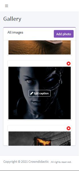 CrownDidactic's tweet photo. Also, you can now add a caption to an image, which would display on the portfolio websites when image is hovered or clicked. https://t.co/GVHR4Zd48W