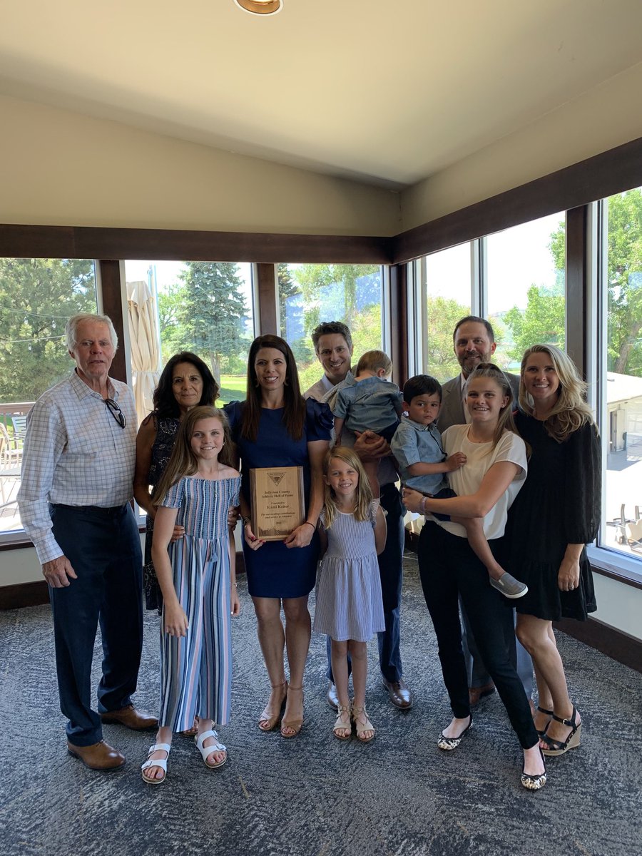 Honored to introduce Kami Keiter for her induction into the ⁦<a href="/JeffcoAthletics/">Jeffco Athletics</a>⁩ Hall of Fame class of 2021! Congratulations sister!