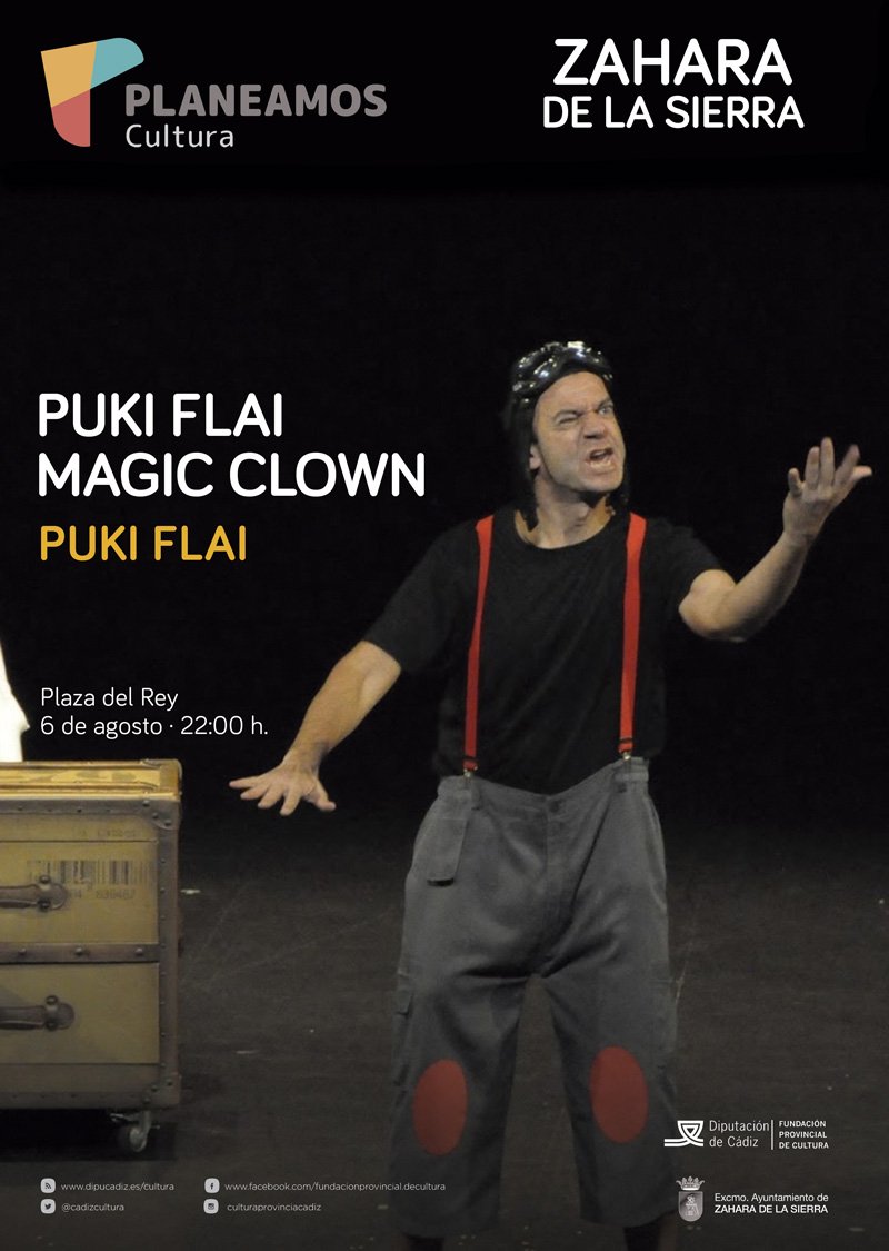 MagoPuk's tweet photo. Seguimos retomando las risas y emociones. 

Esta vez en Zahara de la Sierra. Un lujo de lugar en tierras gaditanas. 

#magopuk
#pukiflai
#clown
#magia https://t.co/RRQ8XDnDoS