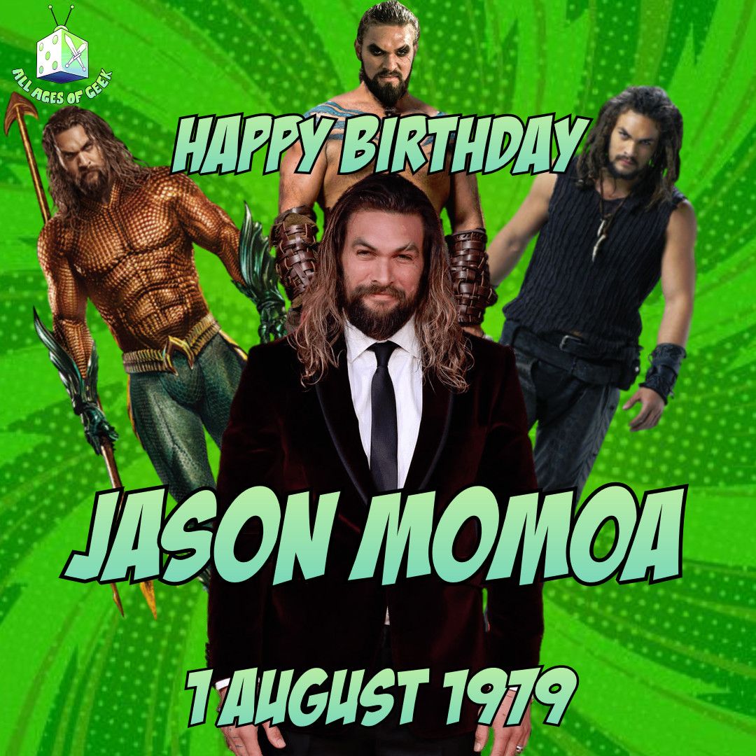 From the Stargate Universe to Game of Thrones and now the DCEU. Jason Momoa is one awesome dude. Happy Birthday! 