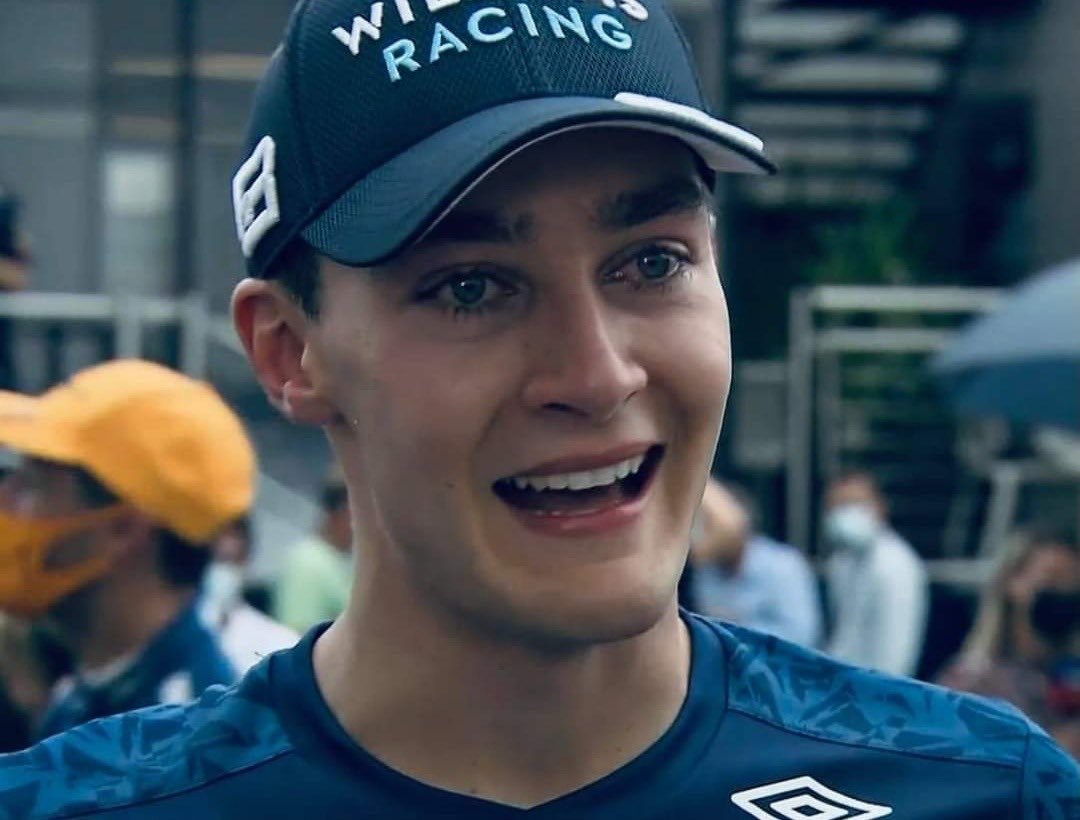 Brenda Gallegos on Twitter: "George Russell llorando de felicidad 🥺🥺 #HungarianGP… "