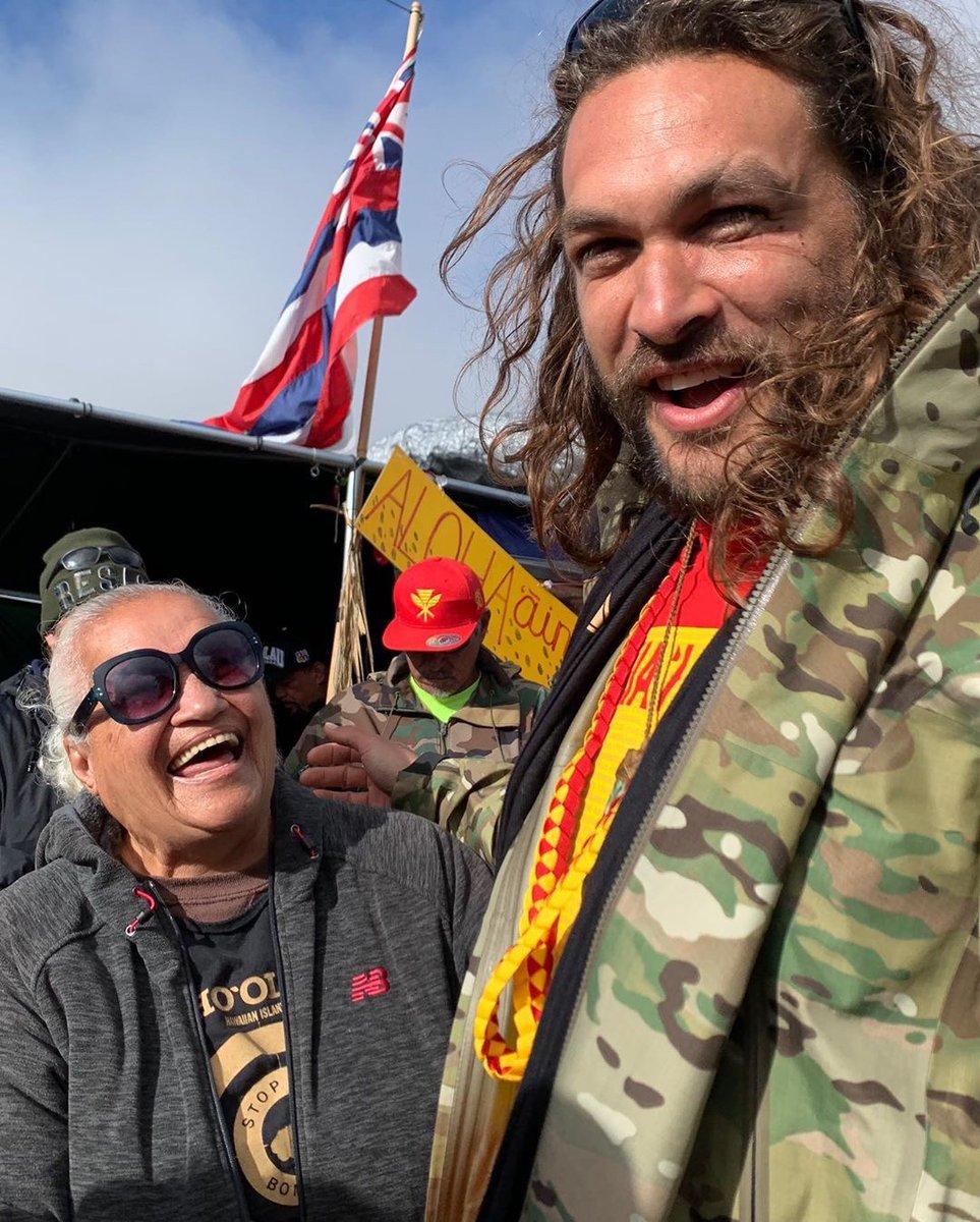Happy Birthday to our friend and relative @PrideOfGypsiesJ!   🎉

Thank you for using your voice to @ProtectMaunaKea  / @puuhuluhulu. Much respect for amplifying the need to protect all sacred places. 

#wearemaunakea #protectmaunakea #jasonmomoa
