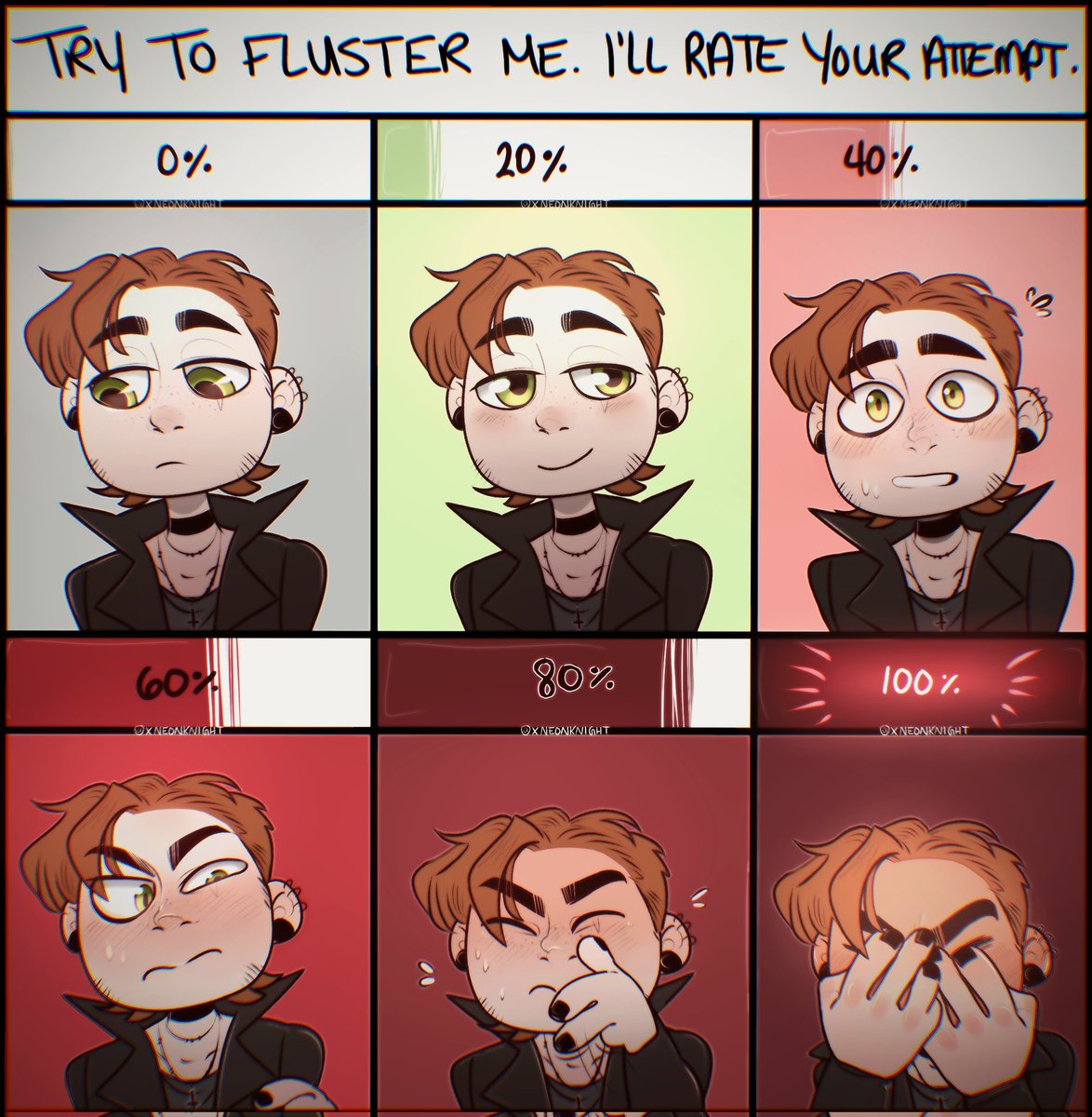 xNeonKnight's tweet photo. 👉😎👉 I redrew myself for that one meme 😆 do your worst.
#meme #fluster #blush #flustermeme #react #doyourworst #fun #digital https://t.co/47lcEqjQio
