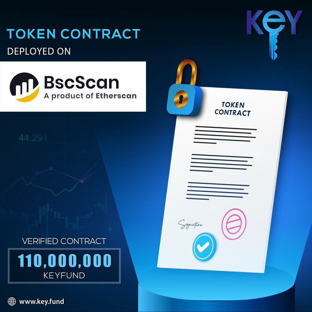 Key_Fund's tweet photo. KeyFund Token smart contract deployed on Binance Smart Chain with the total supply of 110,000,000 KEYFUND Tokens.

Contract Link - https://t.co/hi1P0TSjhJ

🔷 Website :  https://t.co/jU0RBeN1xo

#KeyFund #Cryptocurrency #BNB #Bitcoin #Binance https://t.co/Q0VintsVJB