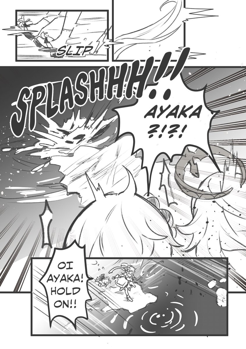 [ Genshin Impact ]
The reason why Ayaka keeps slipping on her ice
#GenshinImpact #原神 