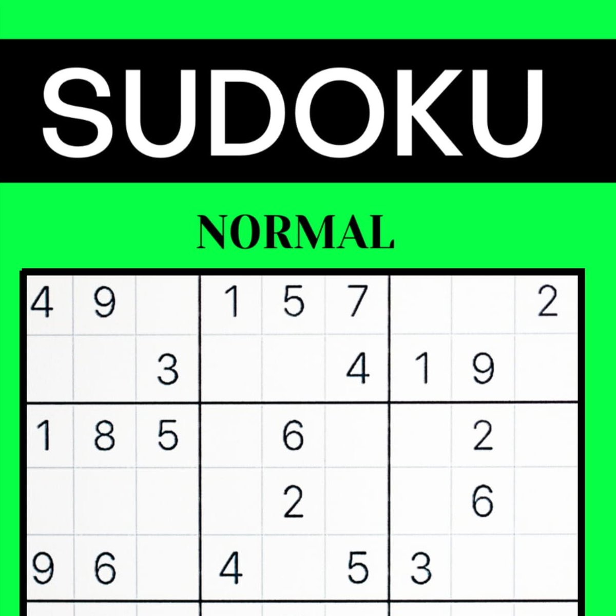 Sudoku: For Adults And Teens - 320 Normal 9 X 9 Puzzles with Solutions 
amazon.com/dp/B09BGFBC6T