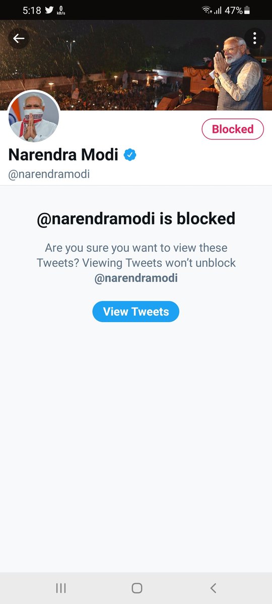 GURUDAMEET's tweet photo. The best thing you can do on twitter is to block @narendramodi.

Go, block him and put share a screenshot and tag 5 friends to do the same.#FarmersProtest
@fromtrctr2twitr
@Sainikhushii @AntiITcellTask1 @Its_RoyalJass @tpuppal
@sukhGurvinder @Laddo00460874 Use,
#BlockNarendraModi https://t.co/3ofT9n80TU